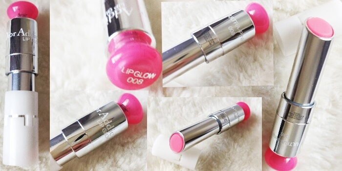 Balsam de buze Dior Addict Lip Glow Color Reviver - nuanța 008 Ultra-pink_review