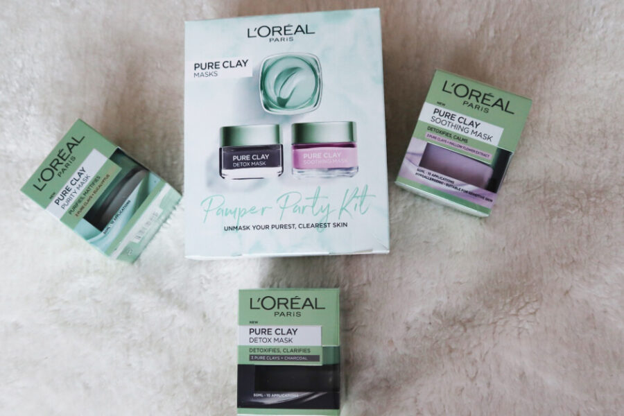 măști de față L'Oréal Paris Pure Clay - set de 3 variante_ păreri