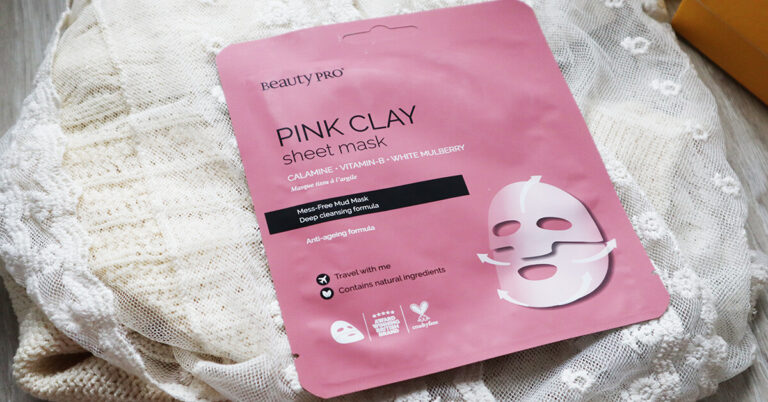 mască de față tip șervețel Beauty Pro Pink Clay Mask_review și păreri