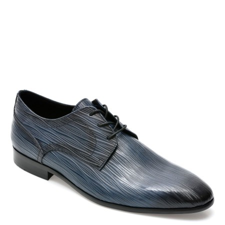 Pantofi tip Oxford originali ALDO bleumarin, DELFORDFLEX410, din piele naturala